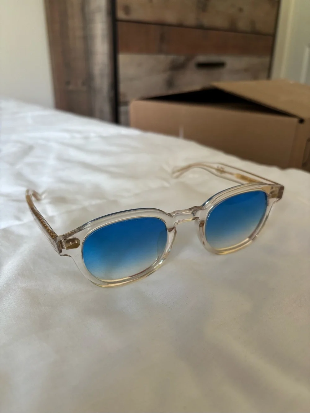 Top Drawer x Ischia Blue Gradient Sunglasses